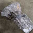 Vanity Table Set with Lighted Mirror - Makeup Vanity with Lights, Adjustable Brightness, Large Drawer Sturdy Wood Vanity, White 80x40x140cm