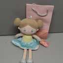 Gloveleya Dolls First Baby Girl Gifts Soft Stuffed Doll Yellow 15" with Gift Bag