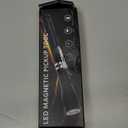 Magnetic Flashlight Gifts for Men Valentines Day Gifts for Him Husband Stocking Stuffers for Men Adults Pickup Tool Cool Extendable Magnet Telescoping Gadgets Fathers Day Birthday for Dad Handyman (Black)