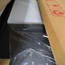 TRAHOME Full Length Floor Mirror 56"x15", Standing Mirror with Aluminum Frame, Large Body Mirror for Bedroom, Living Room and Bathroom, Black