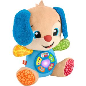Fisher-Price Baby Toy Laugh & Learn Smart Stages Puppy Musical Plush with Lights & Learning Songs for Infants Ages 6+ Months