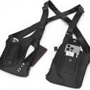 FANNING511 Double Shoulder Armpit Bag for Men Vest Bag Multi Pocket Underarm Pouch for Travel Outdoor Running cycling