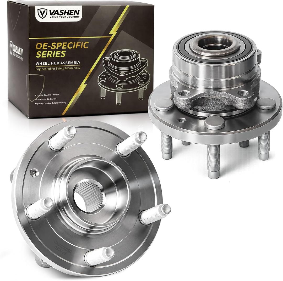 Pair 513275 Front/Rear Wheel Bearing Wheel Hub, Fit for Ford Edge 2011 2012 2013 2014, Taurus 2010-2019, Flex 2009-2019, Police Interceptor Sedan, Lincoln MKX, MKS, 5-Lugs