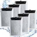 Driamor 6 Pack Medium Filter Cartridges Replacement Compatible with Whisper 10i/IQ10/PF10 Aquarium Filter 5-10 Gallons