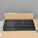 VTRIN 10 Tier Shoe Rack Tall Large Capacity 50 Pair Wide Shoe Organizer with Two Hooks Sturdy Metal Shoe Shelf for Entryway, Closet, Bedroom (Black)