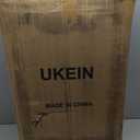 UKEIN Luggage Sets 5 Piece, Carry On Luggage 20In With Spinner Wheels, Hardside Suitcase Set with TSA Lock,Durable Large Suitcase With Travel Backpack for Men-20/24/28in (Black, 5 piece set)