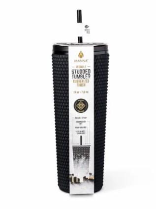 Manna™ Studded™ Tumbler - Black, 24 oz