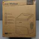 Silonn Ice Maker Countertop, 9 Cubes Ready in 6 Mins, 26lbs in 24Hrs, Self-Cleaning Ice Machine with Ice Scoop and Basket, 2 Sizes of Bullet Ice for Home Kitchen Office Bar Party (Black)