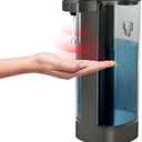 17oz Automatic Liquid Soap Dispenser,Touchless Dish Soap Dispenser IPX5 Waterproof Adjustable Dispensing,Liquid Hand Soap Personal Care Lotion Dispenser for Kitchen Bathroom Hotel,USB Charging