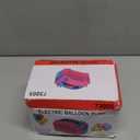 Balloon Pump Electric,110V 600W Balloon Blower Inflator Dual Nozzle Air Pump Balloons Inflator for Decoration, Party, Sport,Gifts:2 Balloon Tying Tools (blue)