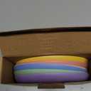 6 Inch Wheat Straw Plates, 6 Pack Small Plates, Lightweight Unbreakable Plastic Dinner Plates for Kids Adult Dinner Camping Salad Dessert