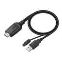 192KHz HDMI ARC to Optical Audio Converter for TV to Soundbar, Plug & Play 3.4ft/ 1.05m ARC to Optical Cable Audio Extractor Adapter Splitter for Sound System Speaker Home Theater Support Dolby/ DTS 5.1