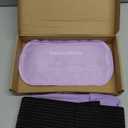 Ice Packs for Injuries Reusable Gel 2 Hot Cold Compress Therapy Pack with Adjustable Strap Soft Ice Wraps for Ankle Knee Leg Neck Shoulder Wrist Feet Back Pain Relief (Purple, Medium 10 x 5.5 Inch)