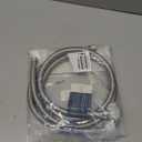 (2pcs 12 inch) PLUMBINGMASTER Toilet Water Supply Line,3/8" Comp x 7/8" BC Braided Stainless Steel Toilet Supply Line,Toilet Connector Hose with Anti-Leaking Brass Nut