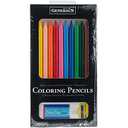 Factis (R) Woodless Coloring Pencil Set 12pc, Assorted