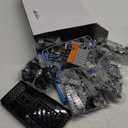 676 Pieces Aircraft Carrier Building Blocks Set,Warship Brick Military Battleship Model Building Toy Kit with Army Car, Helicopter & Boat Present Gift for Kids Boys Girls Age 6-12 Years