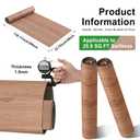 Peel and Stick Vinyl Flooring Planks Roll Wood Grain Wallpapers, 118.11"L x 15.75"W