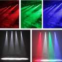 Pinspot Light, AQool Mini 15W Mirror Ball Spotlight, Super Bright RGBW LED Beam Pinspot Lights, Remote Control Stage Lighting for DJ Disco Band Dance Party Show Bar Club Wedding