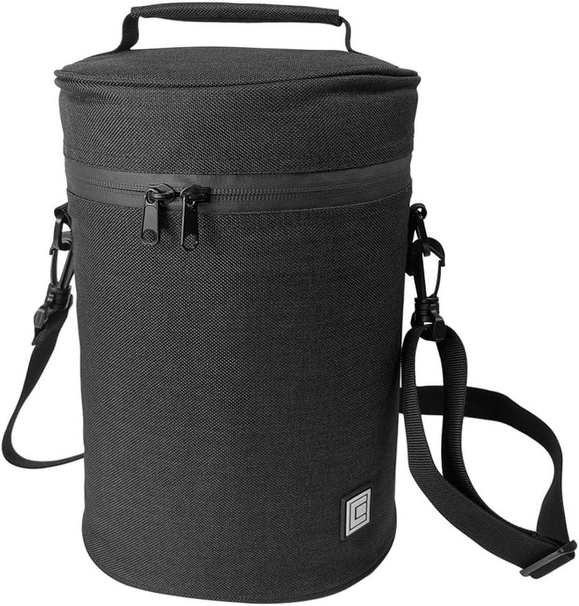 Travel and Storage Case for Sonos Move/Sonos Move 2 - Compatible with Both Speakers and Charging Base - Black