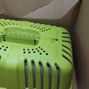MidWest Homes for Pets Spree Travel Carrier Hard-Sided Dog & Cat Carrier, Small Pet Travel Crate with Handle, Ventilated Design, Easy Assembly, 22-Inch, Green