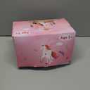 KMUYSL Toys for Girls Ages 0 1 2 3 4 5 6 7 8+ Years - Unicorn Mommy Stuffed Animal with 4 Baby Unicorns in Her Tummy, Soft Unicorn Plush Toys Set, Christmas Birthday Gifts for Baby, Toddler, Kids