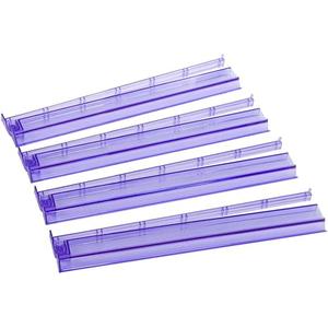 GUSTARIA Mahjong All-in-One Tile Rack & Pusher, Clear Acrylic Mahjong Rack and Pusher Combo, Modern American Majiang Tile Racks, Set of 4