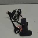 AORAEM Nail Lamp LED Nail Manicure Dryer Curing Light with Black Gooseneck and Clamp for Gel Nails