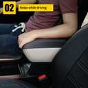 AOMSAZTO Armrest for Honda CRV 2017-2022 Black with White