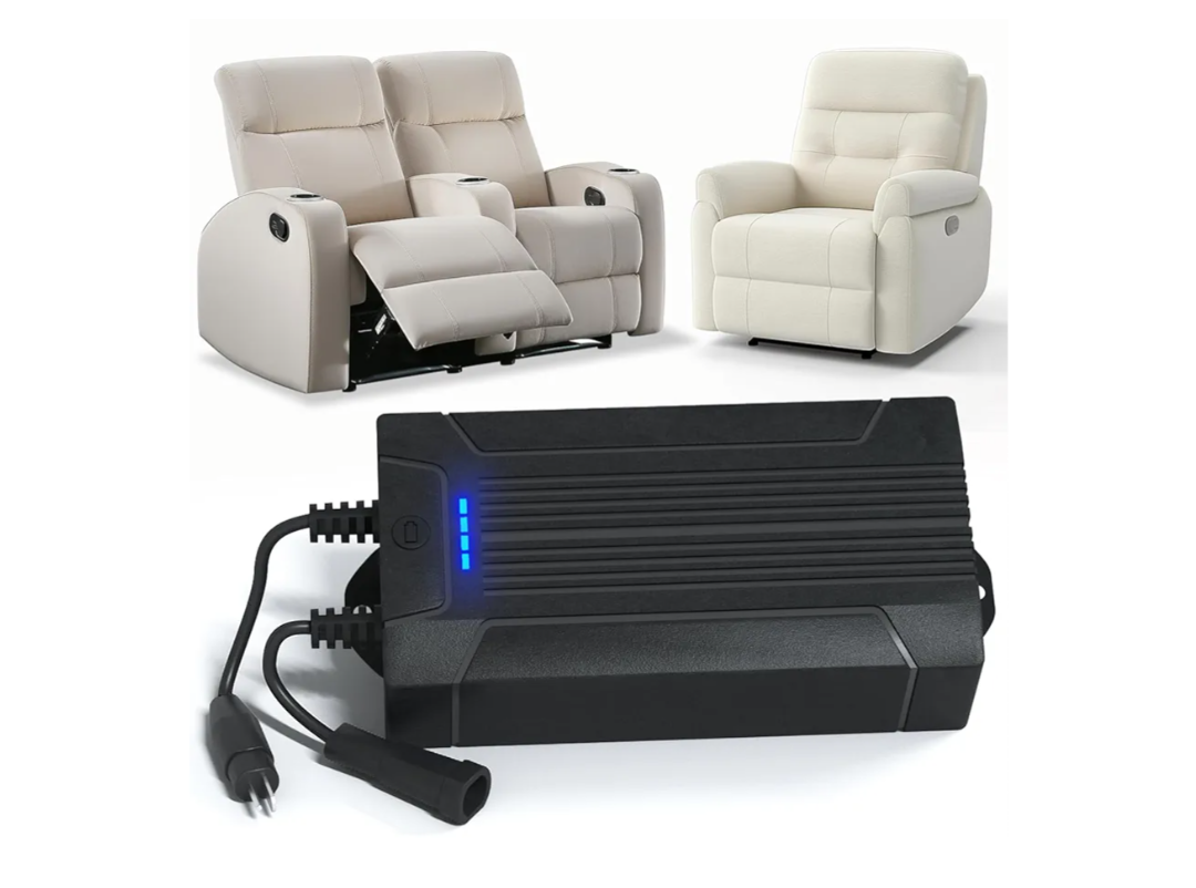 Lavolta Battery Pack for Reclining Furniture - Rechargeable Recliner Battery Pack - Universal 2-Pin Power Supply for Electric Recliners, Recliner Chair, Couch, Sofa (2200 mAh)