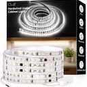 96inch Hardwired Under Cabinet Lighting for Kitchen, 6000K White Wired Undercounter Waterproof Led Strip Lights, Luces para Cocina Bajo Gabinete Under Shelf Lights