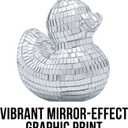 Disco Ball Style Duck Cardboard Cutout Stand-Up – 44" x 50" (1 Pc) - Ideal for Parties, Events & Retro Themed Decor