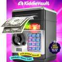 Piggy Bank for Kids - Electronic Money Saving Box w/Code- ATM Safe - Toy Coin Bank - Boys Toys for Age 3, 4, 5, 6, 7, 8, 9 - Birthday Gifts for 8, 9, 10, 11, 12 Year Old Boy and Girl