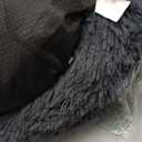 PetJett Small Dog Bed - 23'' Round Dog Beds, Calming Puppy Bed - Anti-Slip & Washable Super Soft Fluffy Plush Faux Fur Pet Bed, Anti-Anxiety Premium Comfort Donut Bed, Fits Dogs upto 25 lbs, Dark Gray