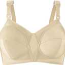 Exquisite Form 5100532 FULLY Original Wireless Full-Coverage Bra with Back Closure (Beige)