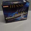 RiceBlock Large Titanic Model Building Block Kit, Home Alone Adults Challenging Huge Hard Titanic Cruise Ship Model Building Set Toys for Kids, 1333 Pieces