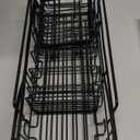 EUDELE Adhesive Shower Caddy, 5 Pack Rustproof Stainless Steel Bath Organizers With Large Capacity, No Drilling Shelves for Bathroom Storage & Home Decor (XL size, Black)