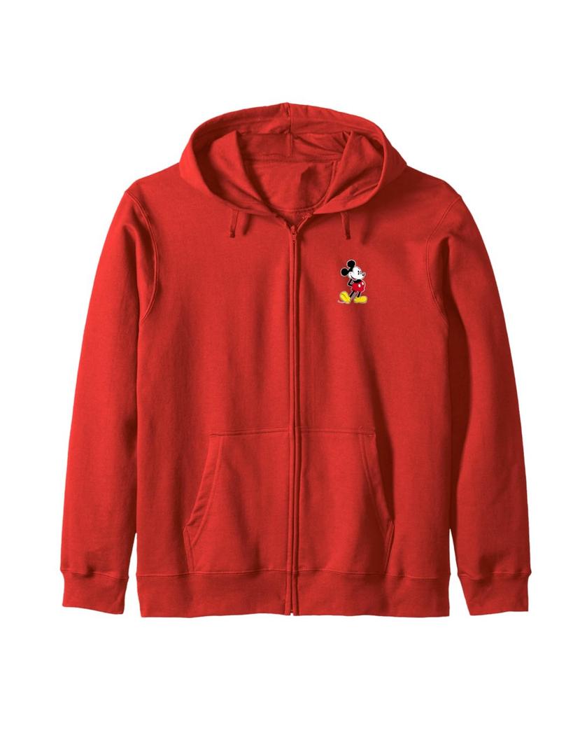 Disney Mickey Mouse Classic Small Pose Zip Hoodie S