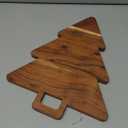 Christmas Tree Shaped Wood Cutting Board for Kitchen, Christmas Tree Wooden Serving Tray, Charcuterie Board