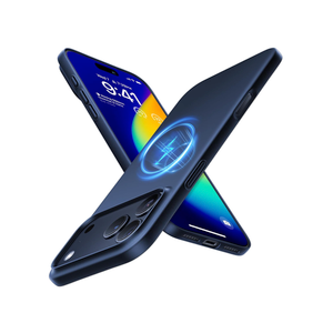 TORRAS Magnetic Slim Fit for iPhone 17 Pro Case 6.3 inch, UltraThin, Compatible with MagSafe, Lightweight Matte AntiScratch Hard PC Cover Phone Case for iPhone 17 Pro OriginFit, Deep Blue