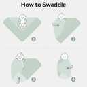 Rayon Made from Bamboo Baby Swaddle Blanket,2 Pack Soft & Breathable Receiving Blankets for Infant Newborn, Swaddle Wrap for Babies Girl and Boy, 47 x 47 Inch, (Sage & Oat)