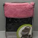 Tadpoles Quilted Stroller & Car Seat Cover - Black & Pink | 27" x 20" x 2" | Made of 100% Super Soft Microfiber Polyester | Warm, Gentle & Durable | Ideal for Use as a Stroller Cover & Car Seat Cover (Light Grey)