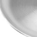 MUKCHAP 6PCS 11.81 Inch Stainless Steel Plates, Silver Flat Metal Dishes, Camping Serving Dinner Plats for Snack, BBQ