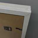 16x20 Picture Frame with Mat for 11x14 Set of 3, Rustic White Wood Grain 16x20 Frames for Wall Mounting (3 Pack, White)