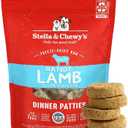 Stella & Chewy's Freeze-Dried Raw Dinner Patties - Dandy Lamb Recipe - High Protein Grain-Free Puppy & Dog Food - Perfect For Picky Eaters - 25 oz (EXP 07/11/26)
