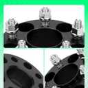 YHTAUTO 5x4.5 Hub Centric Wheel Spacers 1.5 Inch Compatible with Acura, Honda Models, Accord, Civic, CR-V, Odyssey, MDX, 5x114.3mm Tire Spacers w/ M12x1.5 Studs, 64.1mm Hub Bore 5 Lug 4PCS Spacers