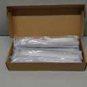 Probrico 15 Pack 12-3/5" Hole Centers Cabinet Pulls Black Drawer Handles - Kitchen Cabinet Handles Modern Suqare Bar Pulls Stainless Steel Cabinet Hardware for Dresser Bathroom Bedroom Laundry