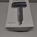 Hair Dryer with Comb | 1800W Blow Dryer with Diffuser for Curly Hair | Plasma Ionic Hairdryer for Frizz Control | Foldable & Protable Design for Travel | 6.5 ft ALCI Cord (Black)