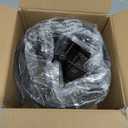 MINDEPOT 360-Degree Rotating Pen Holder for Desk, Mesh Pencil Organizer Multi-Functional Pen Holder, 4 Compartments Desktop Stationary Organizer, Home Office Black