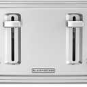 BLACK+DECKER 4-Slice Toaster, Stainless Steel, TR4900SSD