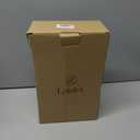 Lolalet Jewelry Organizer Stand, No Assembly Needed Display Storage with Rotating Earring Holder and Velvet Ring Tray for Necklace Bracelet Studs,Christmas Gifts Room Dorm Decor for Teen Girls -White